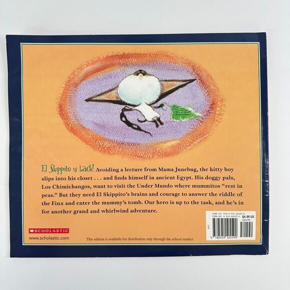 2/$6 Skippyjon Jones In Mummy Trouble book by Judy Schachner (Paperback) - Picture 5 of 10